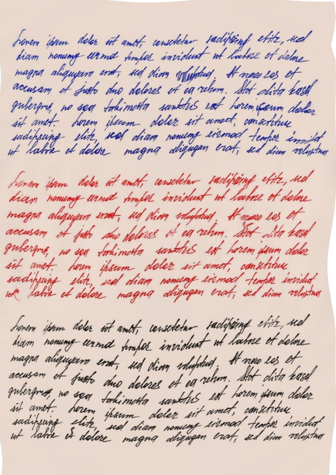 Document after tear repair