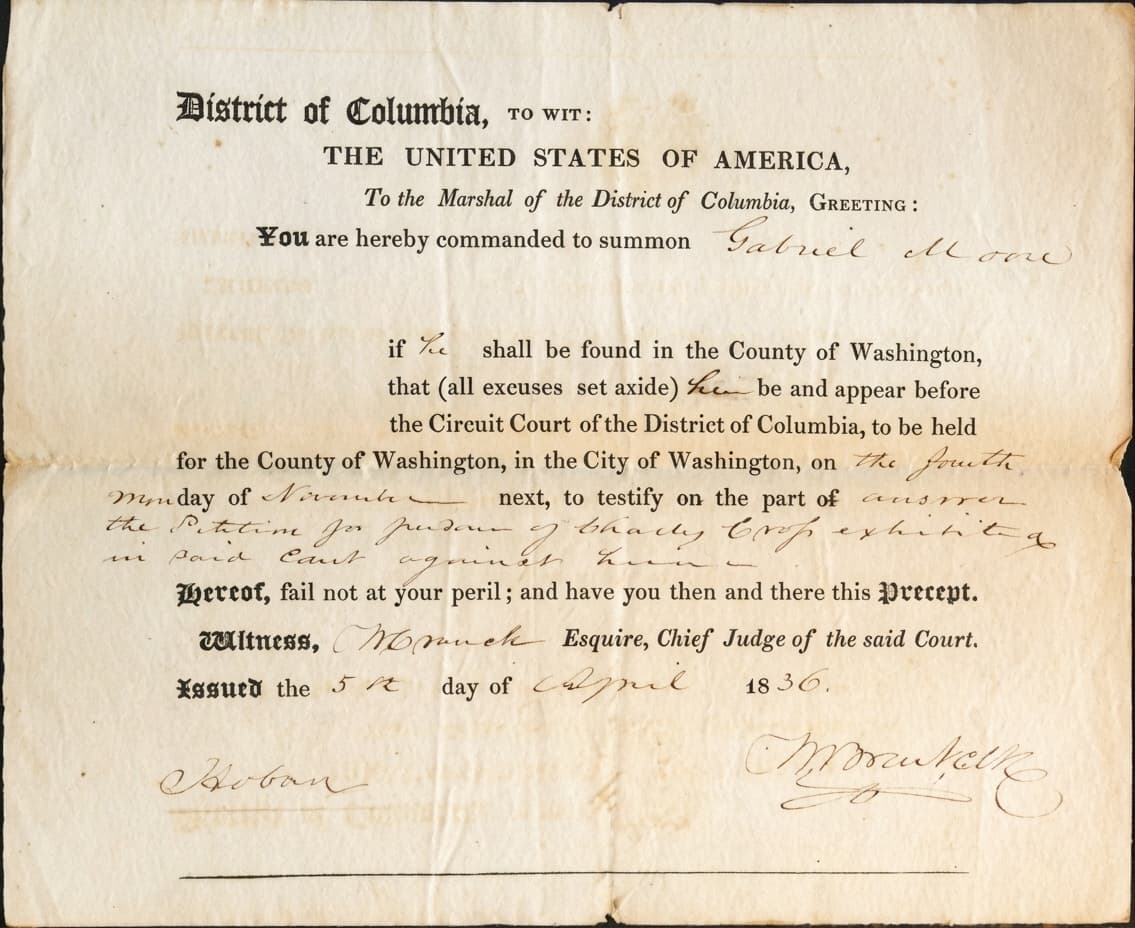 Legal document restoration